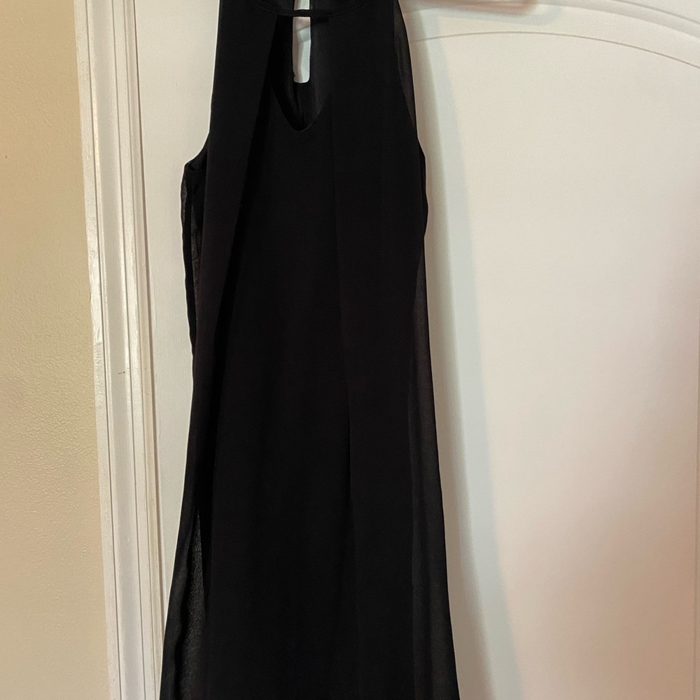 As U Wish Black Mini Dress